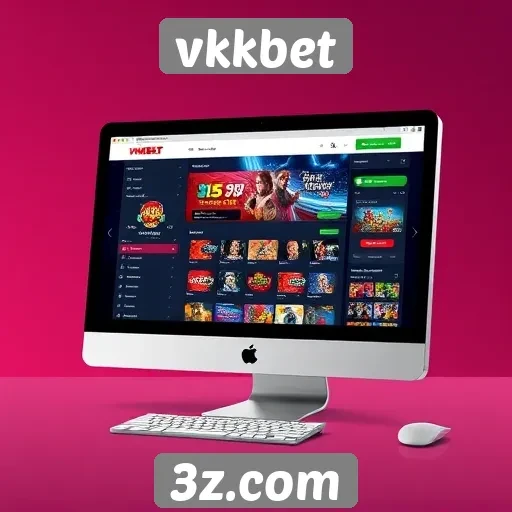 Interface e experiência do usuário no site vkkbet